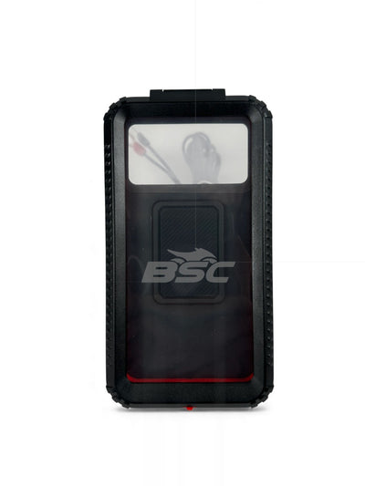 Motorcycle Waterproof Wireless Phone Charger & Holder – 15W Fast Charge + USB-C0