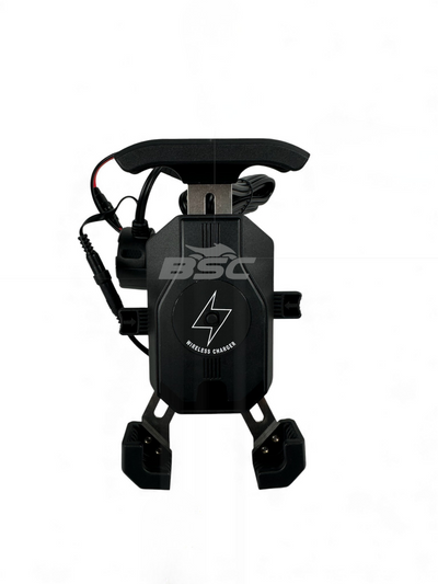 Universal Motorcycle Phone Holder with Wireless Charging – Fast Charge | 15W0