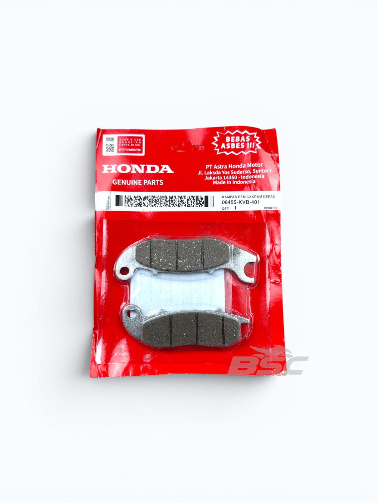 OEM Fits Honda PCX 125 Front Brake Pad Set 06455-KVB-401  2018-2026