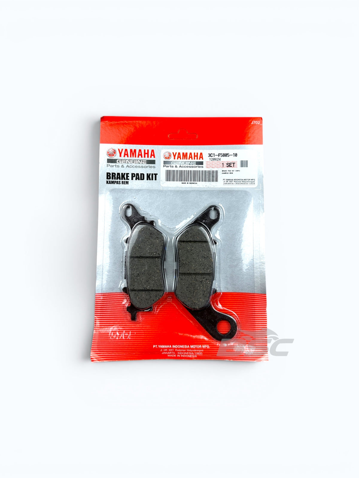 OEM Yamaha NMAX 125 Rear Brake Pads GPD 125 N-MAX 2015–2026. 2DP-F5805-10