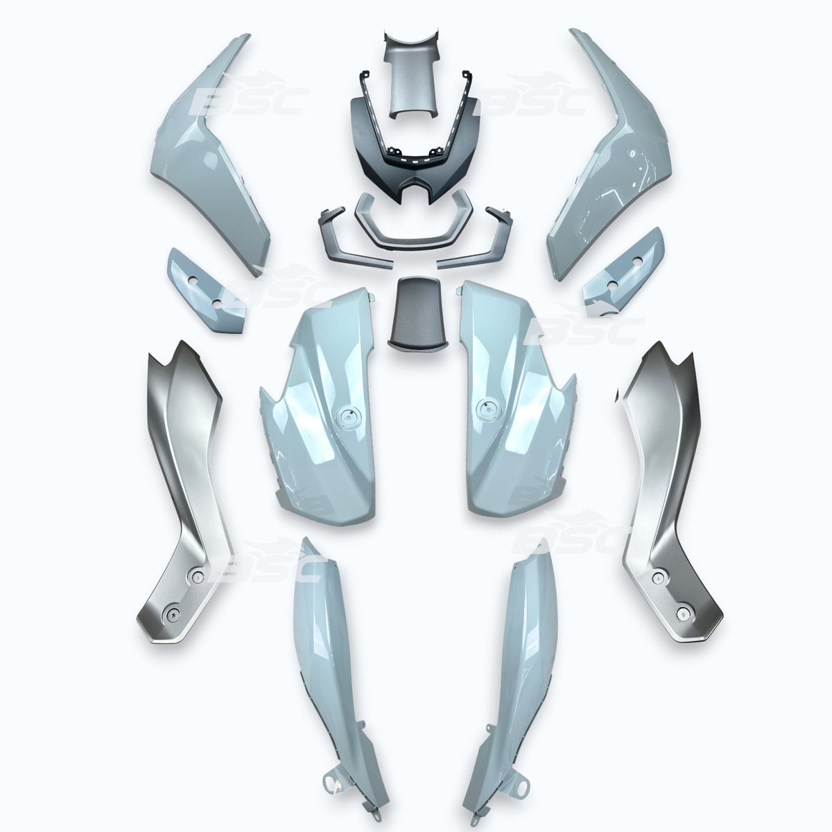 Fits Yamaha NMAX 2026 Full Fairings Kit Ceramic Grey 03100-NMAX