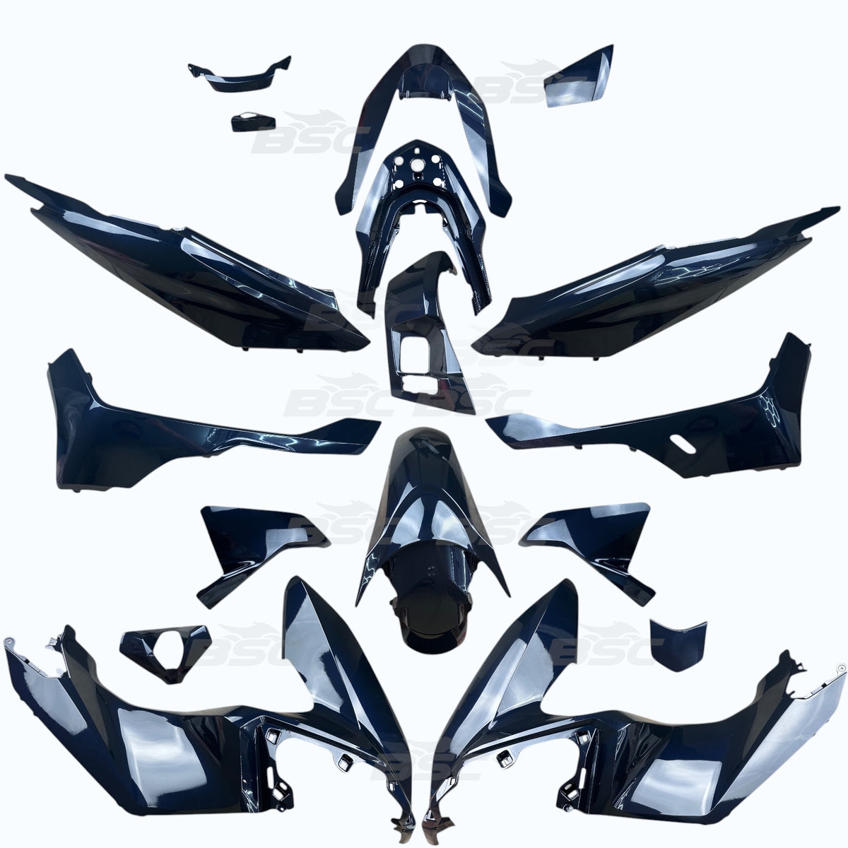 Fits Honda PCX 125 2026 Full Body Kit Blue 03100-K1Y-PB426