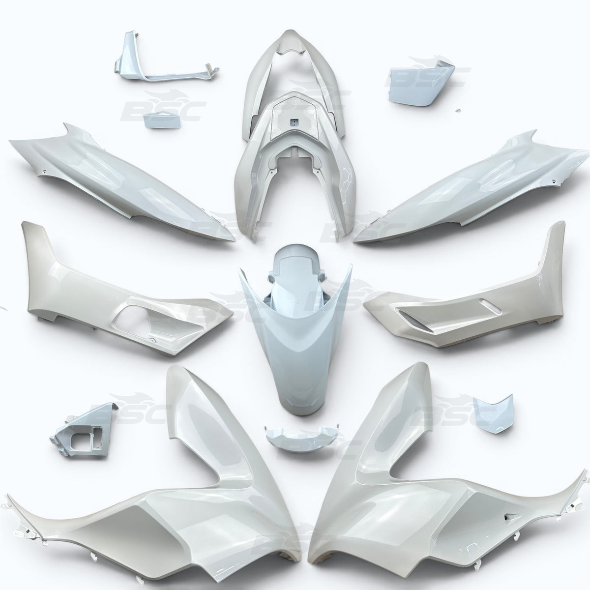Fits Honda PCX Full Body Panel Kit Gloss White 03100-K97 2018-2020