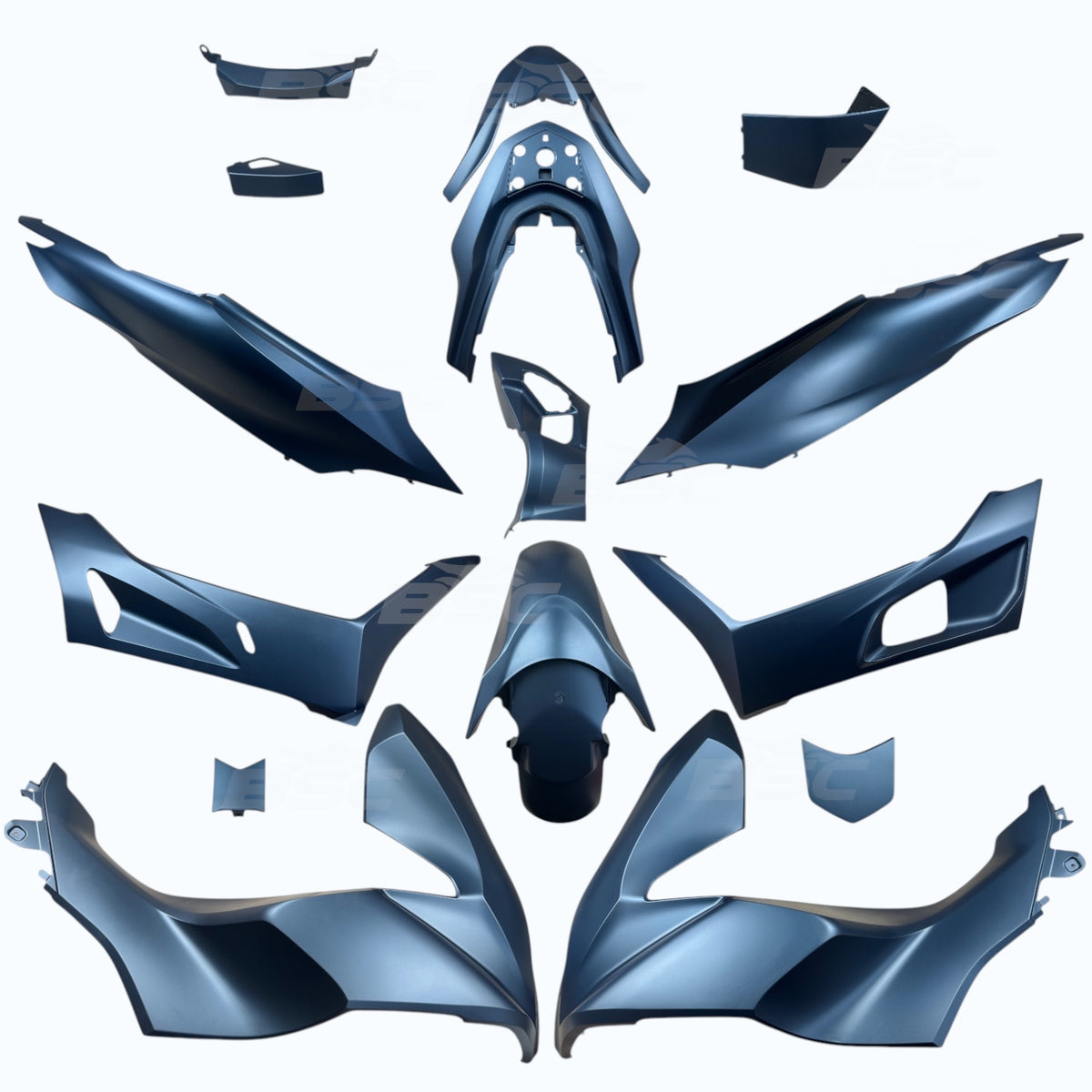 Fits Honda PCX Full Body Panel Kit Matt Blue 03100-K1Z 2021-2024