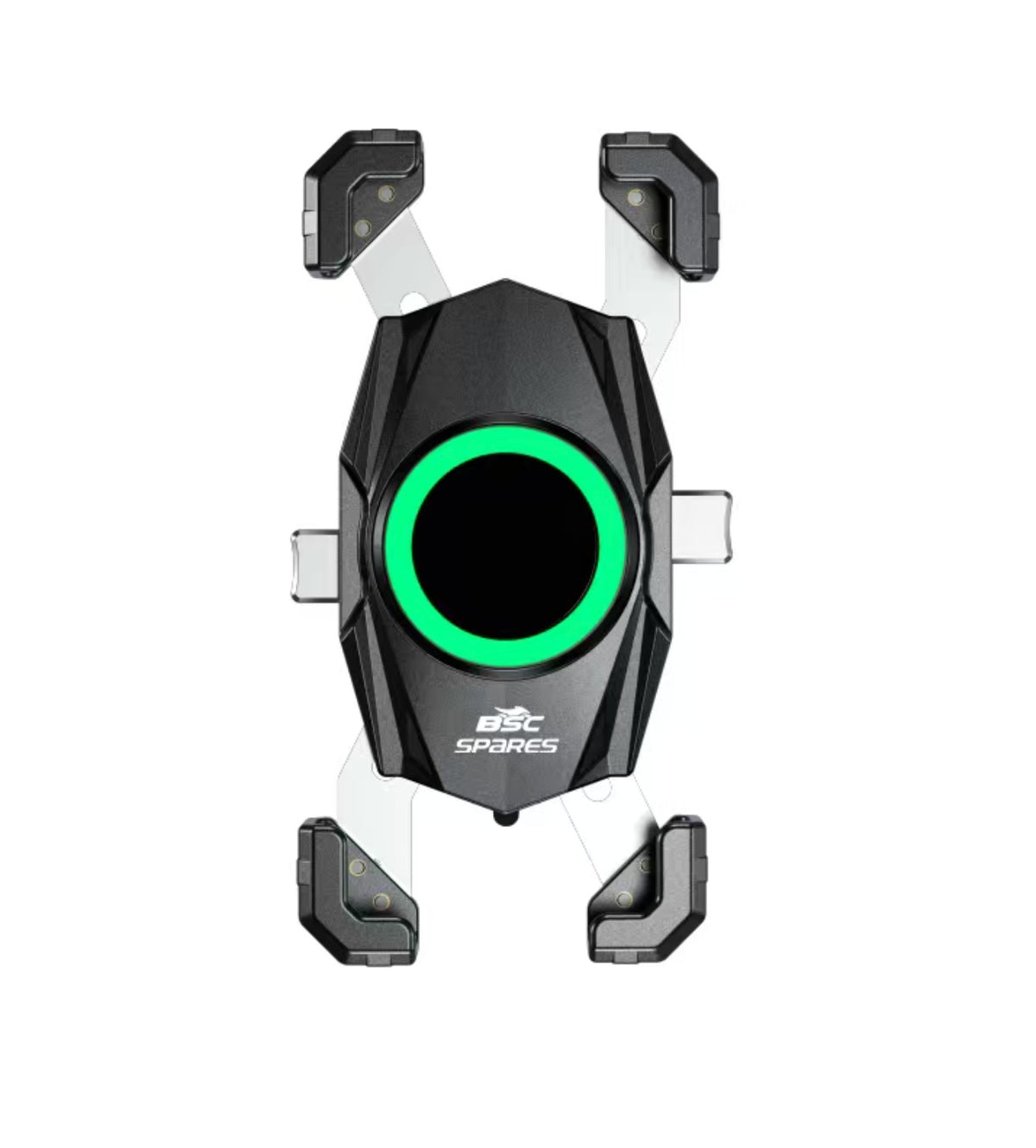 BSC-M22 Motorcycle Phone Holder - Side Claw with Wireless Charging
