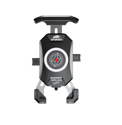 BSC-M14 Motorcycle Phone Holder - Top Claw with Wireless Charging