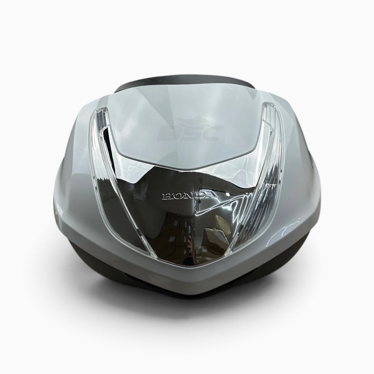 OEM Honda Scooter Top Box 35L (White) with Passenger Backrest
