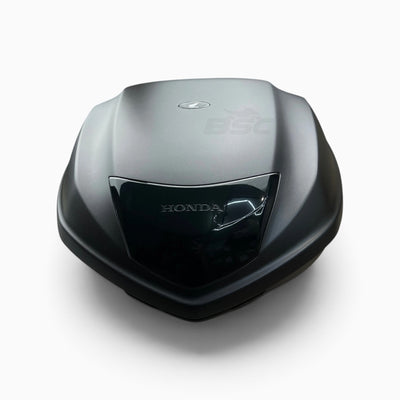 OEM Honda Scooter Top Box 35L (Matt Black) with Passenger Backrest